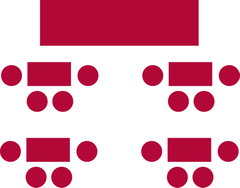 Zaalopstelling Cabaret