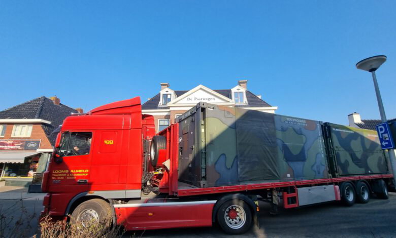 Militair ziekenhuis bij De Postwagen in Tolbert
