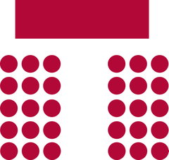 Zaalopstelling Theater